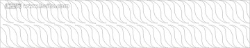 腰线雕刻图线条图矢量图 简单几何图案