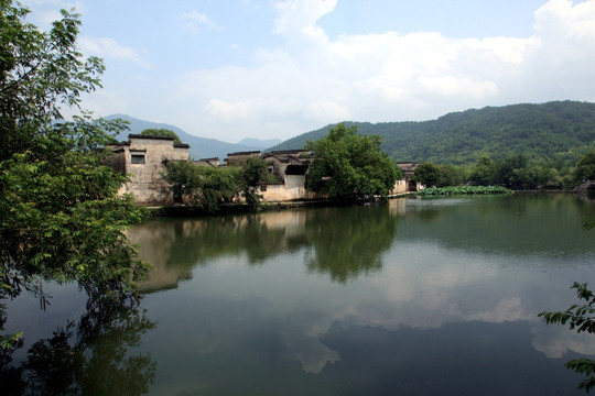 黄山 宏村 南湖
