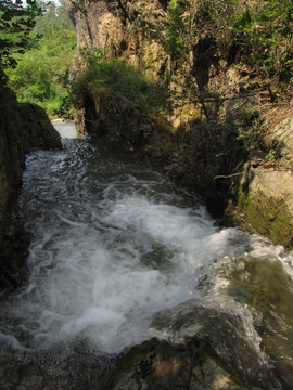 流水 溪谷 安徽滁州夫妻石之小溪