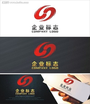 贯斗双龙 logo设计