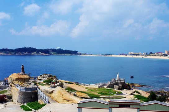 红海湾南海寺海边