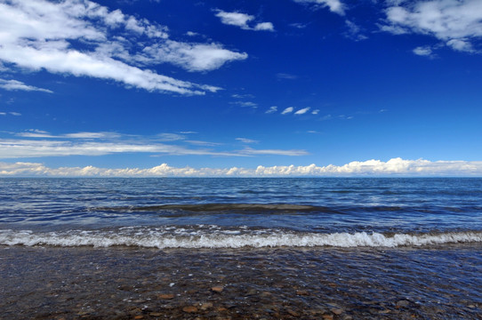 青海湖浪花