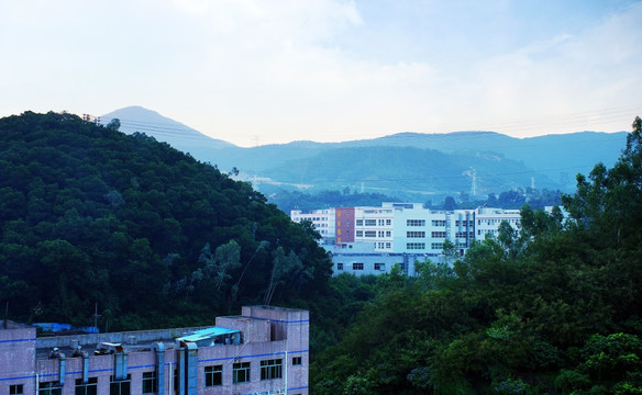 山景区建筑风光