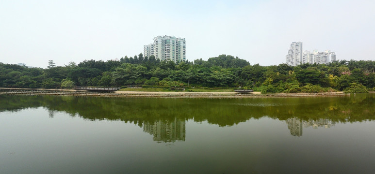 映翠湖风景