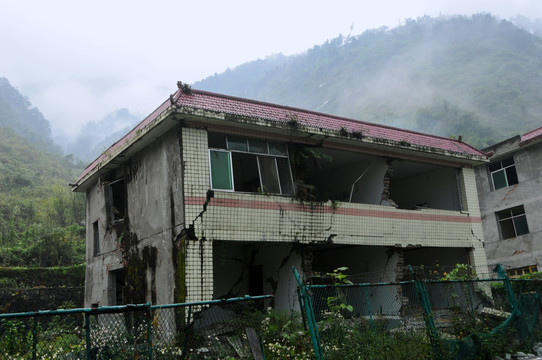 汶川映秀地震遗址