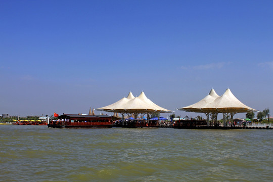 沙湖生态旅游区码头