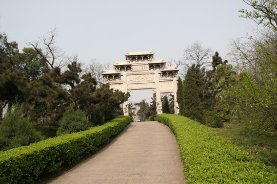 武汉黄鹤楼公园 牌坊