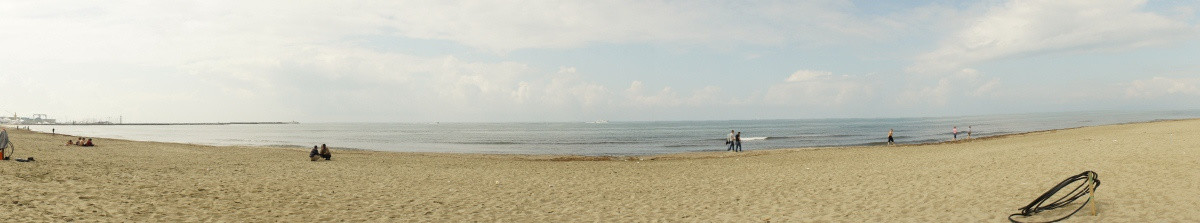 意大利viareggio海滩白沙滩