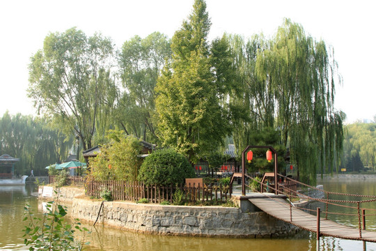 兴隆公园 湖心岛