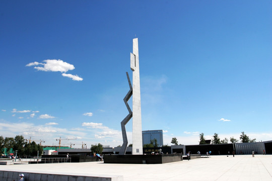 齐齐哈尔市和平广场 胜利纪念碑