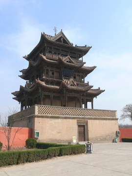 山西万荣后土祠秋风楼