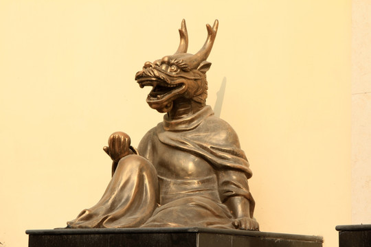 圆明园 水力钟 生肖铜像 龙