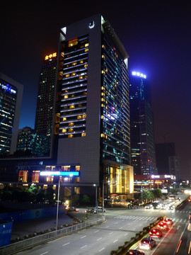 福华三路夜景（非高清）