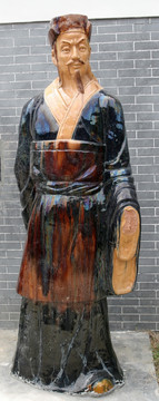 唐代文化名人雕像 白居易