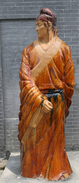 唐代文化名人雕像 崔颢