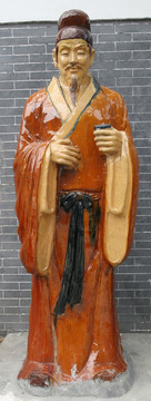 唐代文化名人雕像 杜牧