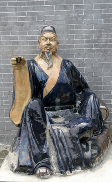 唐代文化名人雕像 李白