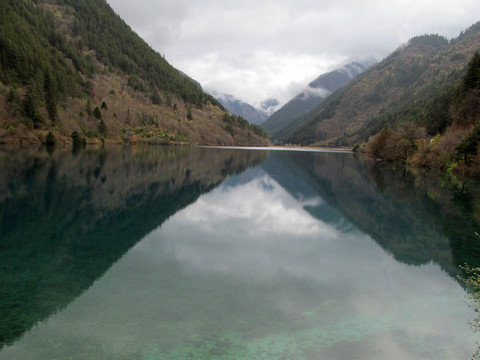 九寨沟湖水风光 湖水美景