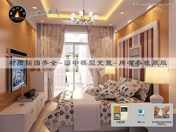 现代简约风格的客卧室效果图