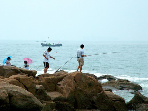 海边休闲（非高清）