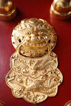 北京恭王府 大门鎏金装饰