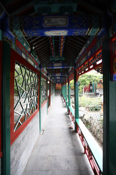 北京市恭王府 长廊