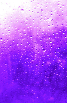 水滴玻璃效果-紫色