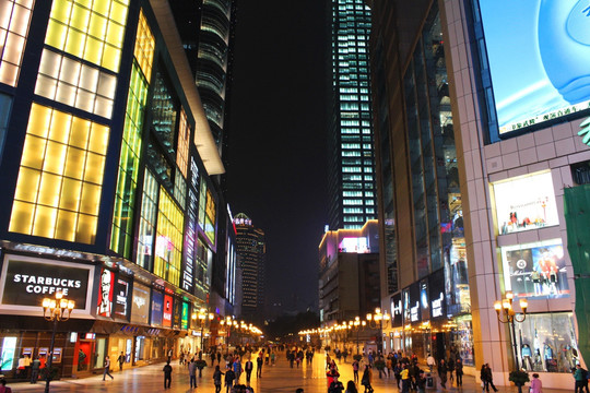 重庆解放碑夜景