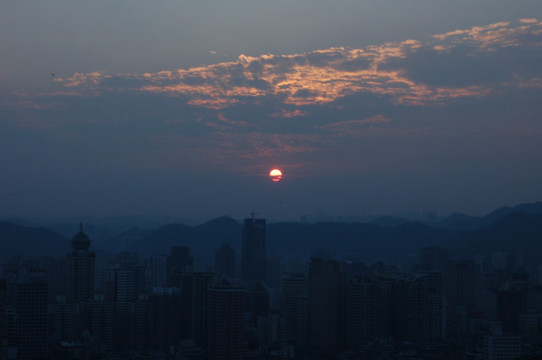 都市夕照