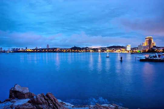 青岛的海 八大关景区夜景