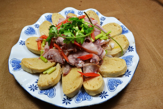 猪头肉夹馍