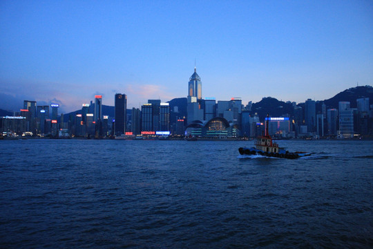 香港 香港夜景 香港维多利亚港 香港大都会