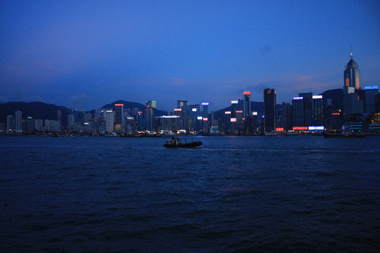 香港 香港夜景 香港维多利亚港 香港大都会