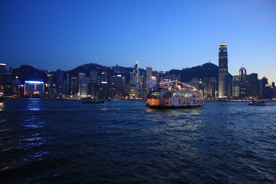 香港 香港夜景 香港维多利亚港 香港大都会