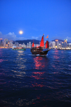 香港 香港夜景 香港维多利亚港 香港大都会