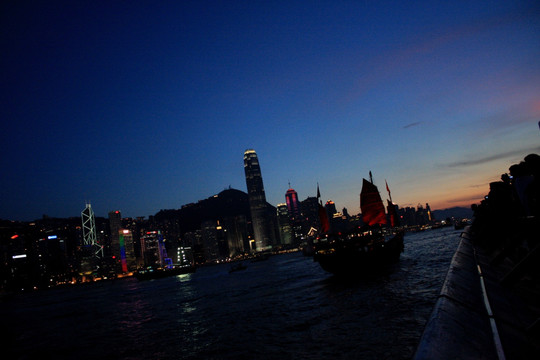 香港 香港夜景 香港维多利亚港 香港大都会