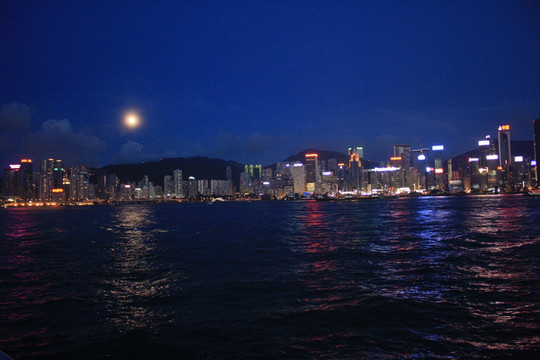 香港 香港夜景 香港维多利亚港 香港大都会