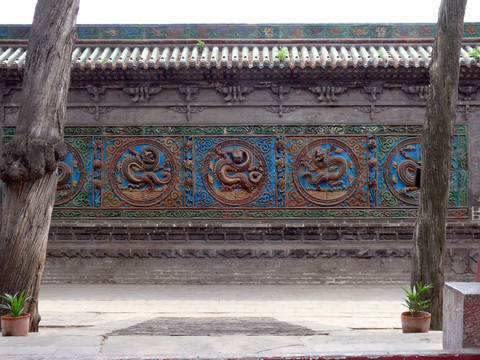 陕西韩城文庙龙壁