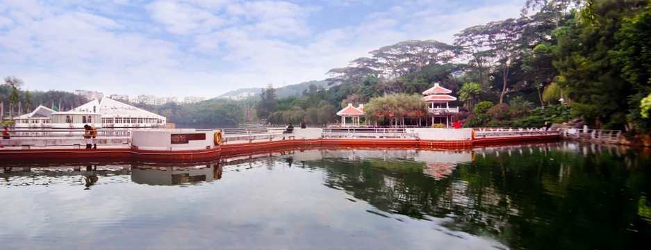 厦门湖里公园全景