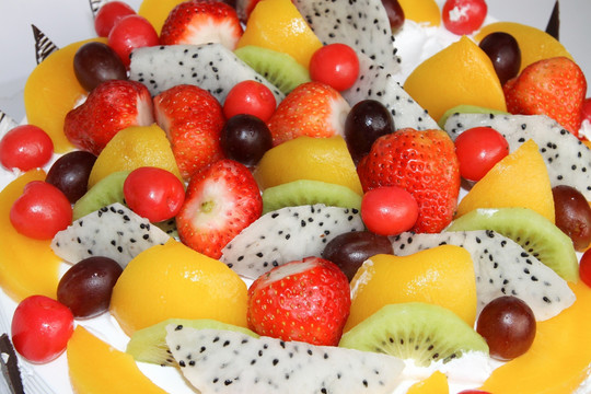 水果拼盘 果盘 水果蛋糕