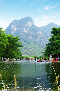 阳朔大榕树景区风光