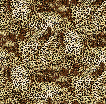 豹纹数码印花图案（未分层）