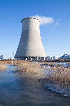 热电厂 发电厂 冷却塔