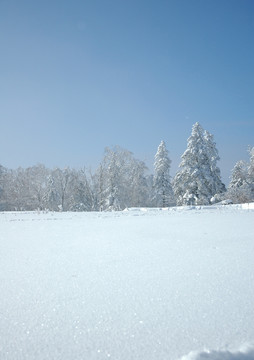 冬日雪景素材