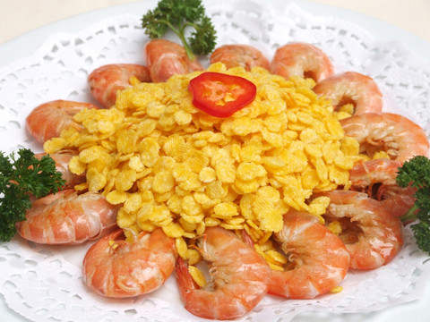 金牌麦香虾