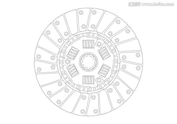 汽车离合器从动盘