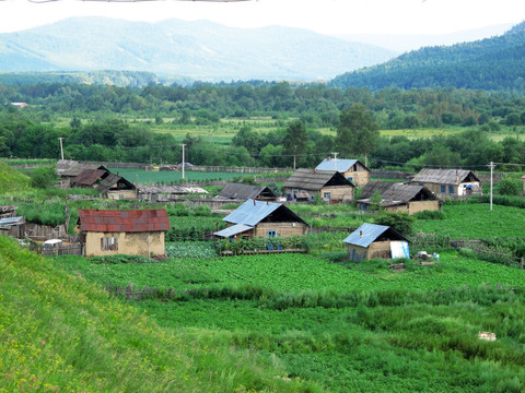 内蒙古呼伦贝尔边境村庄