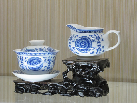 瓷器造型 青花杯