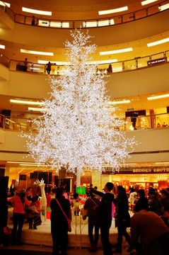 商场大型圣诞树