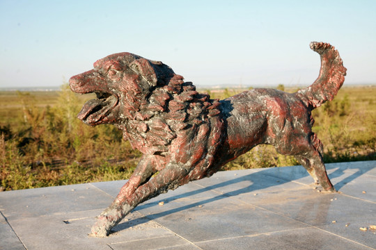 雕塑 牧羊犬